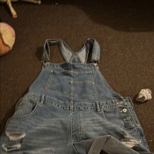 Blue Denim Overalls